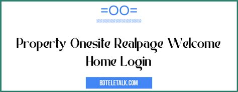 Find Account - Accounts - OneSite - RealPage. . Property onesite realpage welcome home login